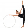 Обруч для художественной гимнастики Grace Dance, профессиональный, d=80 см, цвет белый