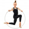 Обруч для художественной гимнастики Grace Dance, профессиональный, d=80 см, цвет белый
