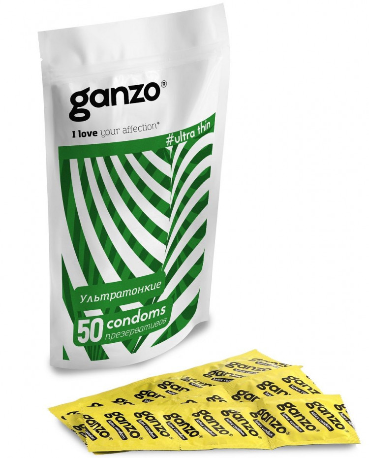 Ультратонкие презервативы Ganzo Ultra thin - 50 шт. 