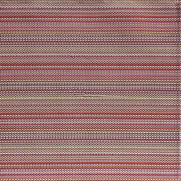 Салфетка сервировочная в полоску;поливинилхл.;,L=45,B=33см;оранжев.,красный 