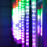 Гирлянда «Сосульки рифленые» 2.5 × 0.42 м, IP65, прозрачная нить, 288 LED, свечение мульти с эффектом стекания, 12 В