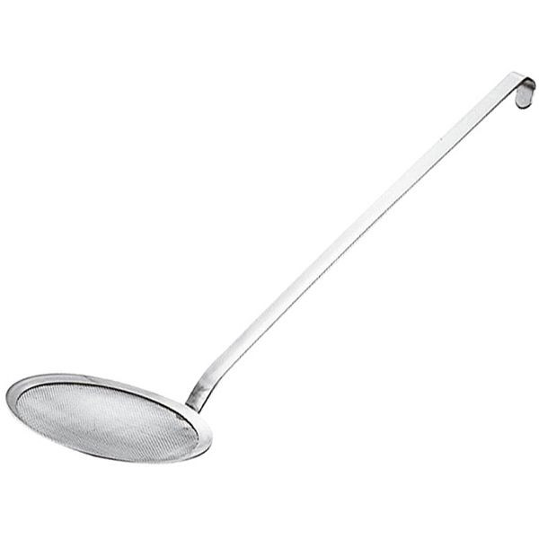Шумовка мелкая сетка;сталь нерж.;D=16,L=49,5см;металлич. 