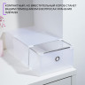 Белый короб для хранения обуви  Моно  (22х34х13 см)