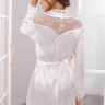 Халат с кружевом Lady in white