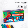Пластилин 6 цветов 60 г  Человек паук 
