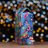 Новый год. Коробка подарочная складная  Индиго  35 х 14,5 х 43 см.