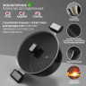 Кастрюля Magistro Warrior, 4 л, d=24 см, h=10,5 см, с крышкой, антипригарное покрытие, индукция