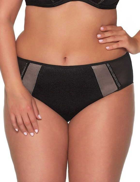 Трусики-слипы с серебристым декором 