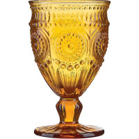 Желтый бокал-кубок для вина (объем 220 мл.)