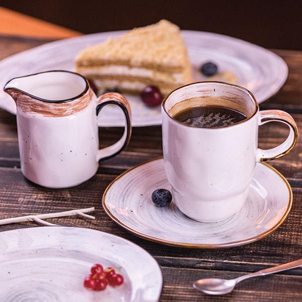 Блюдо «Пастораль» овальное;фарфор;,H=25,L=325,B=200мм;зелен. 