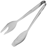 Щипцы для мяса «Проотель»;сталь нерж.;,L=240/90,B=55мм;металлич.