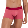 Розовые трусы-боксеры с красной резинкой Fervor Boxer