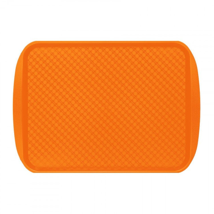 Оранжевый прямоугольный поднос (45х35 см) 