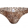 Мужские трусы-тонги с леопардовым принтом