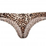 Мужские трусы-тонги с леопардовым принтом