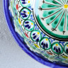 Коса Риштанская Керамика  Узоры  14,5 см, малая, синяя.