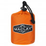 Дождевик-пончо maclay, фольгированный, 100х125 см, цвет оранжевый