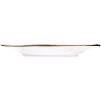 Блюдце для бульонной чашки «Пастораль» для P6136515-S-SH113;фарфор;D=15,5см;оранжев.