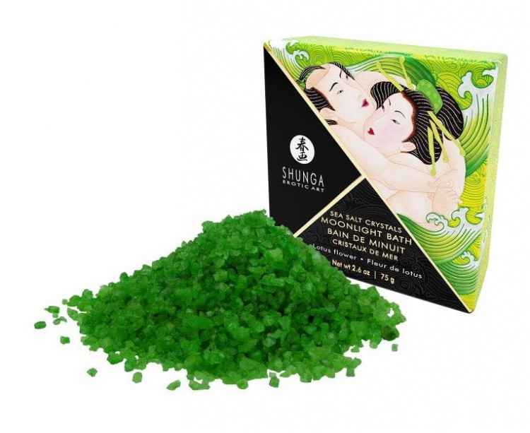 Соль для ванны Bath Salts Lotus Flower с ароматом цветков лотоса - 75 гр. 