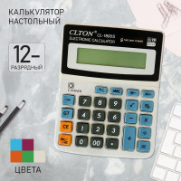 Калькулятор настольный  Clton  12 - разрядный, CL - 1800S, МИКС, 11x14,5х1см