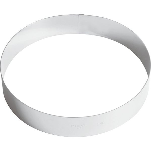 Кольцо кондитерское;сталь нерж.;D=240,H=45мм;металлич. 