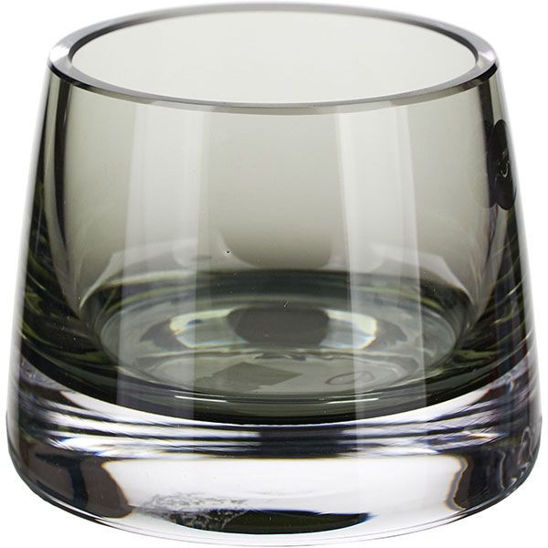 Подсвечник «Джой» дымчат.;стекло;D=67,H=64мм 