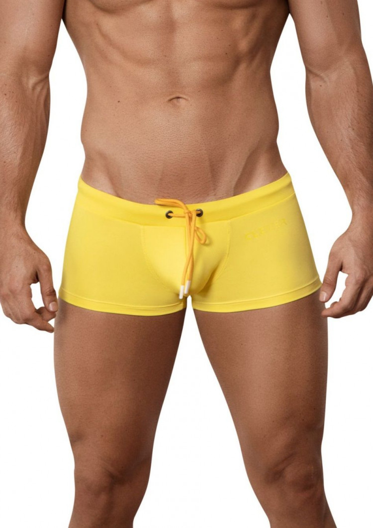 Желтые мужские плавки-боксеры Malibu Swimsuit Trunks 