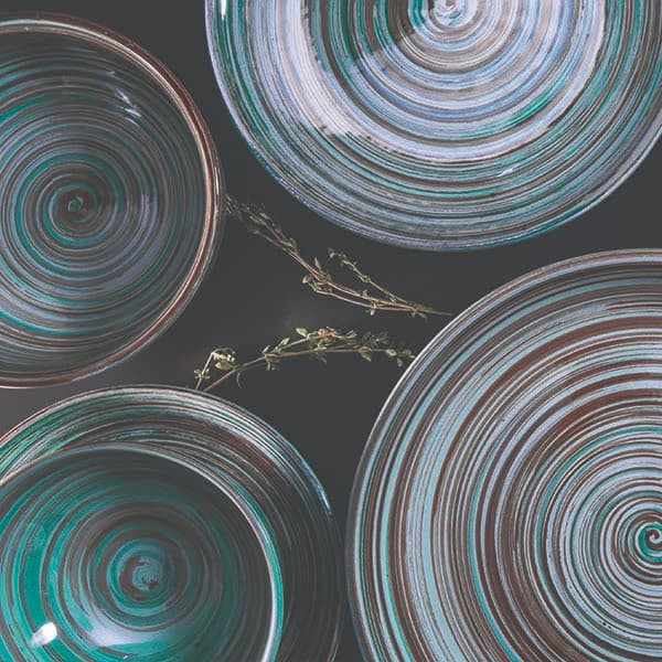 Салатник «Скандинавия»;керамика;0,5л;D=180,H=55мм;голуб. 