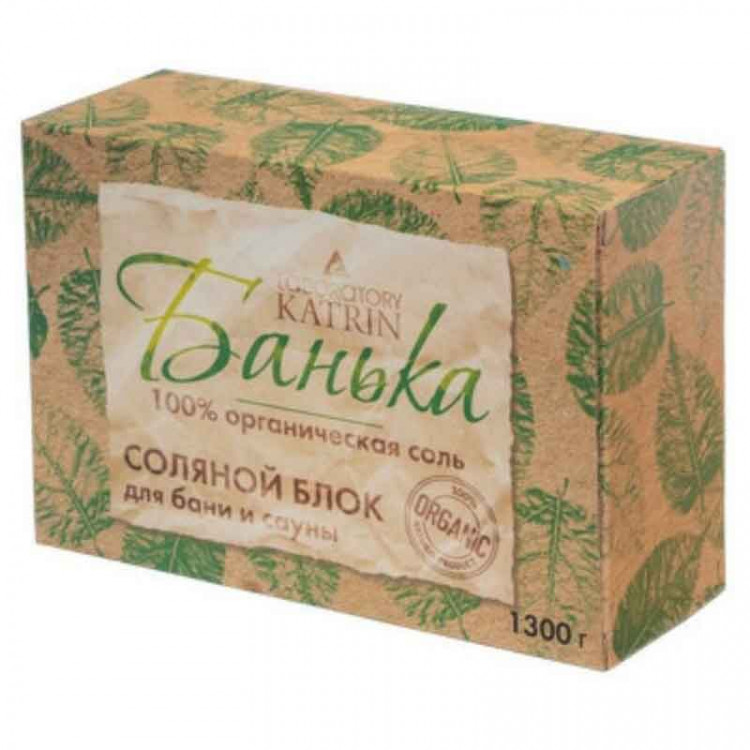 Соляной блок для бани  Банька  - 1300 гр. 