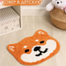 Оранжевый коврик «Корги» (50х40 см)