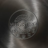 Белый чайник со свистком из нержавеющей стали Magistro Heat (объем 3 литра)