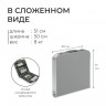 Набор мебели: стол, 4 стула, 102 х 50 х 44.5/61 см, цвет металлик/камуфляж саванна