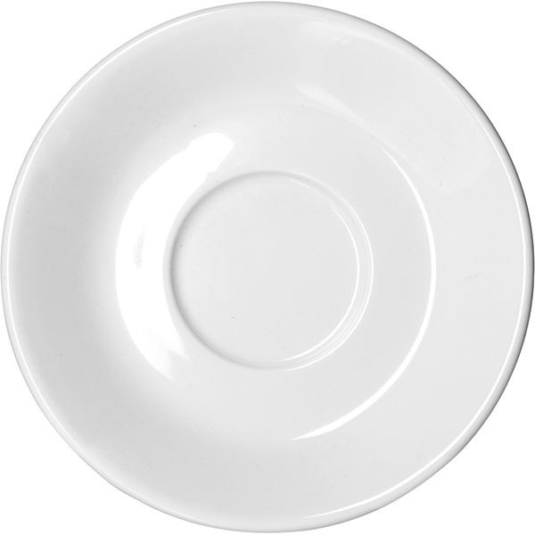 Блюдце «Кунстверк»;фарфор;D=136/51,H=20мм;белый 