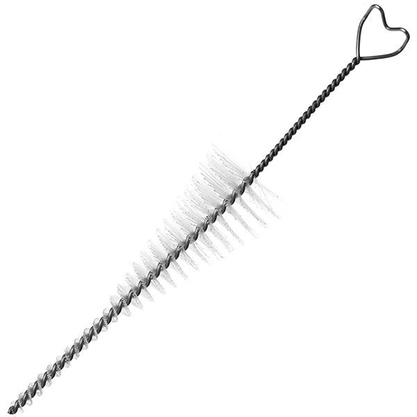 Ершик д/сифона;алюмин.,пластик;,L=124,B=27мм;серый,белый 