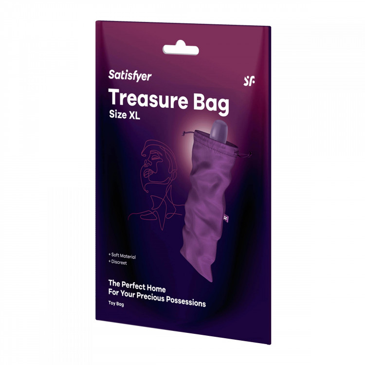 Фиолетовый мешочек для хранения игрушек Treasure Bag XL 