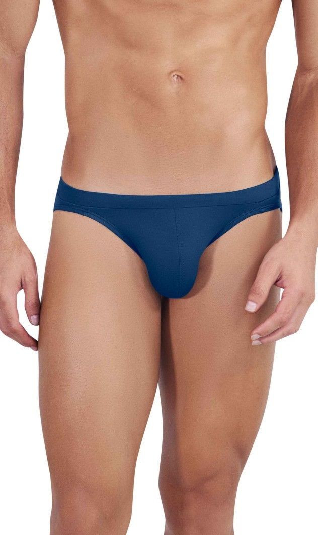 Темно-синие трусы-брифы с узким поясом Purity Brief 