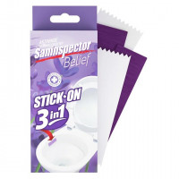 Стикеры-очистители для унитаза с ароматом лаванды San Inspector BELIEF