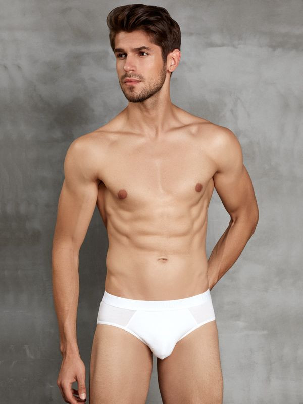 Классические мужские трусы-слипы +size из хлопкового волокна Doreanse Cotton Premium 