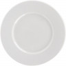 Белая тарелка «Монако Вайт» с широким бортом (диаметр 16 см.)