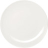Белое круглое блюдо «Кунстверк» без борта (диаметр 32,4 см)