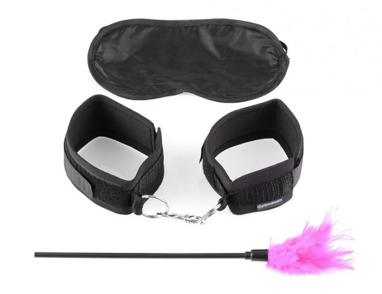 Набор фиксаций для эротических игр с перышком Sensual Seduction Kit 