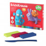 Пластилин 16 цветов, 288 г, ErichKrause  Jolly Friends , со стеком, в картонной упаковке