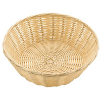 Круглая плетеная корзина для хлеба (диаметр 20 см)