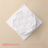 Форма для муссовых десертов и выпечки KONFINETTA «Вихрь», 17,5×5,5 см, ячейка d=15 см, цвет белый