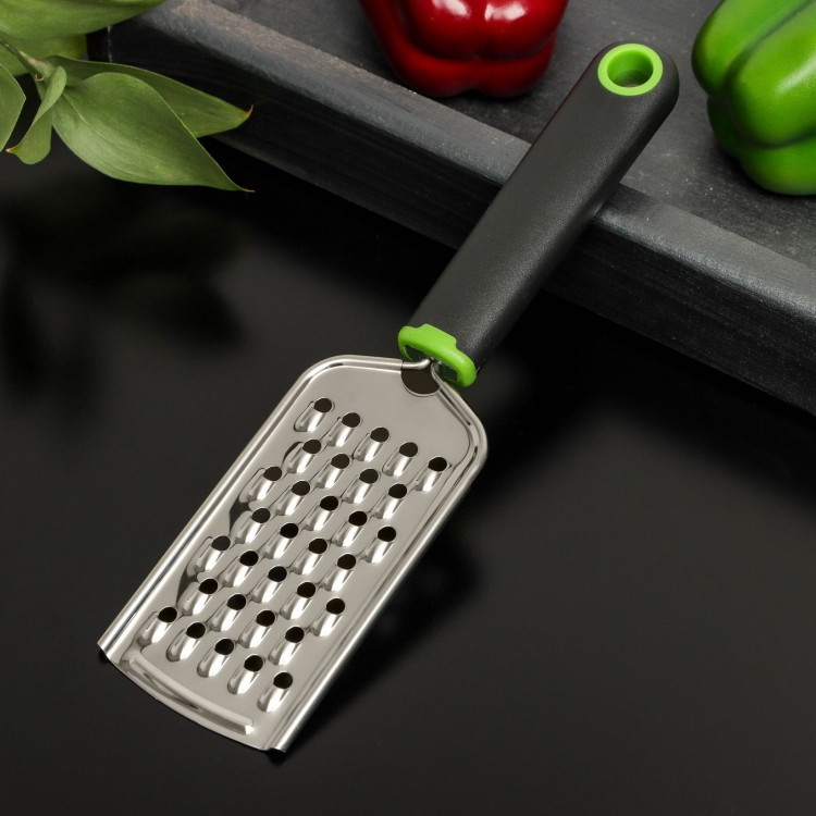 Тёрка крупная Доляна Lime, 22,8 см, цвет МИКС 