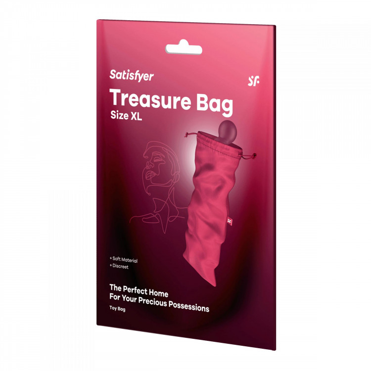 Розовый мешочек для хранения игрушек Treasure Bag XL 