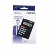 Калькулятор настольный Citizen  SDC-022SR , 10-разрядный, 88 х 127 х 23 мм, двойное питание, черный