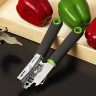 Нож консервный Доляна Lime, 20×5 см, цвет чёрно-зелёный