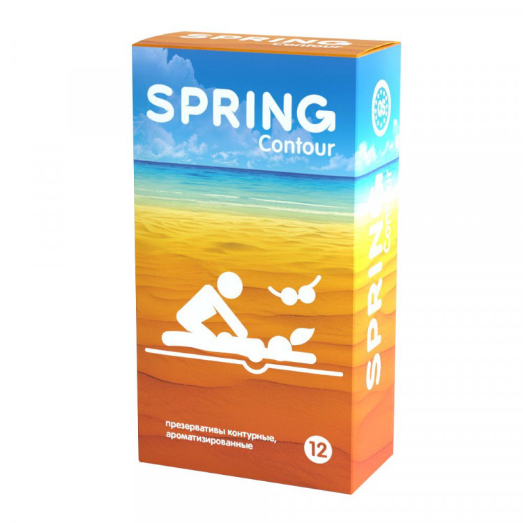 Контурные презервативы SPRING CONTOUR - 12 шт. 