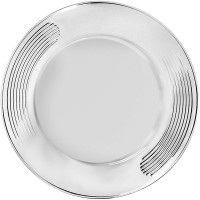 Прозрачная тарелка «Мурано Граффио» (диаметр 15 см.)